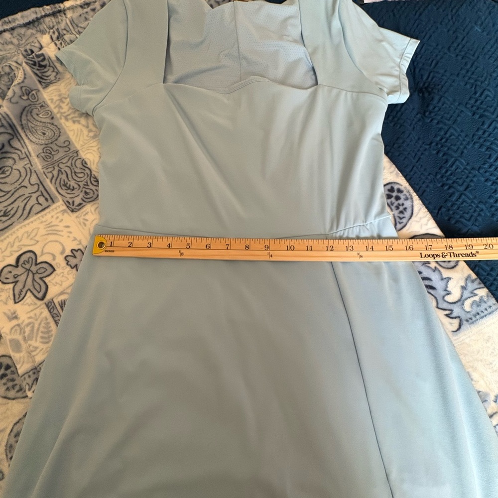 Elegant Light Blue Women's Dress